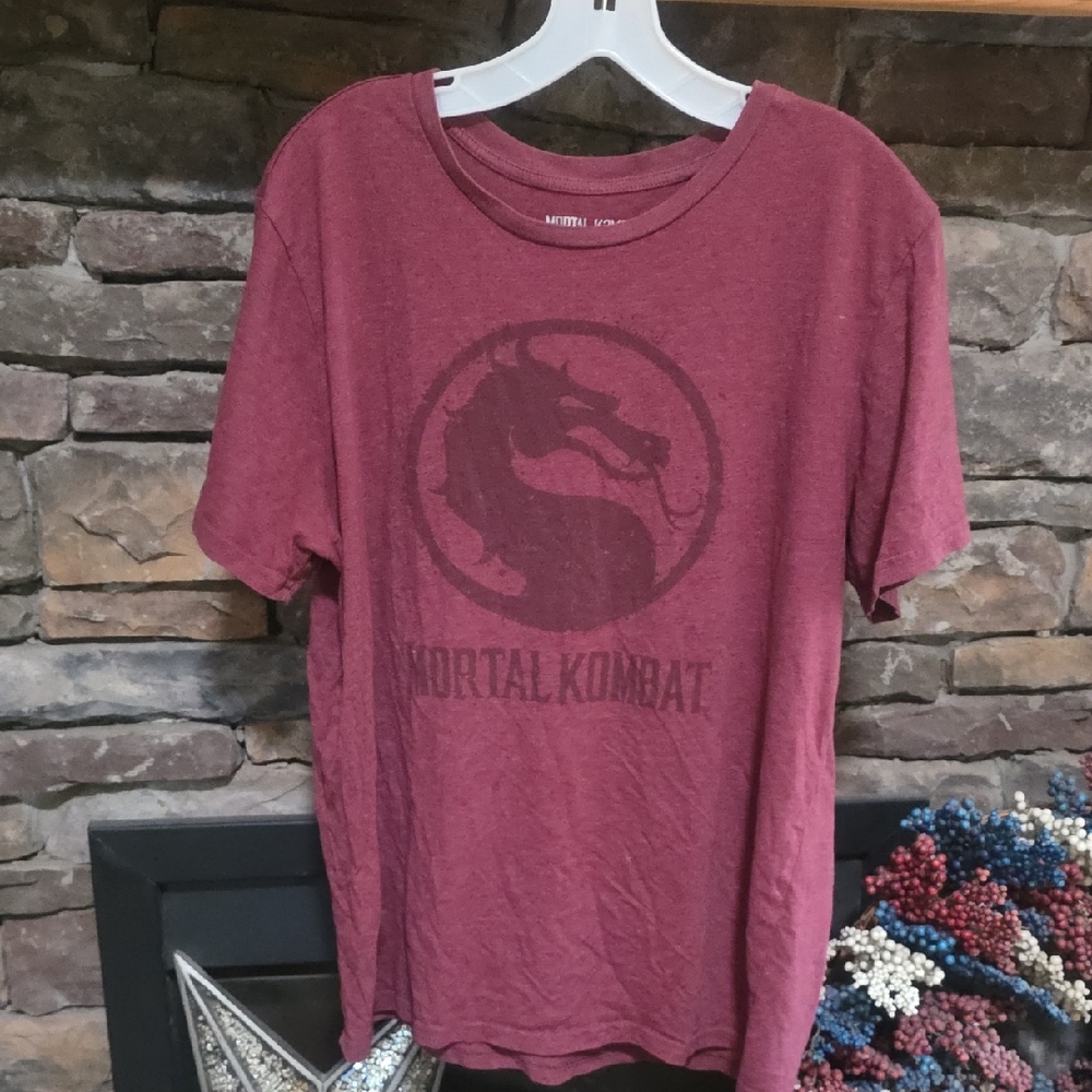 Mortal Kombat Red Graphic T-Shirt